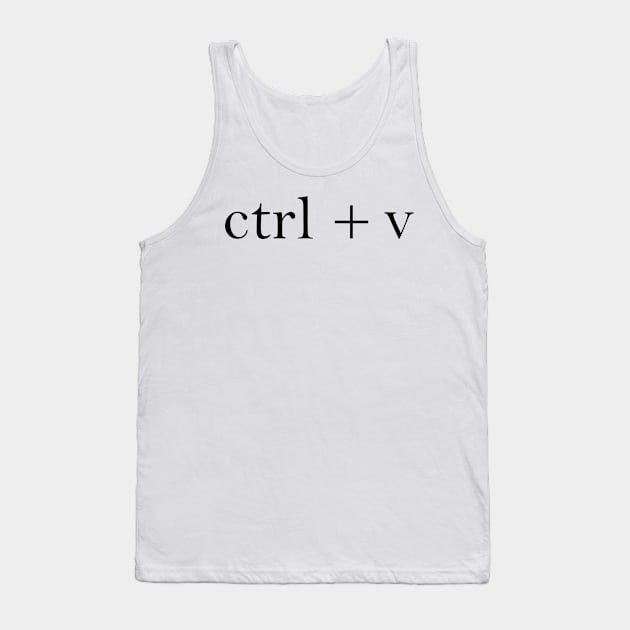 ctrl + c Tank Top by zeann_art